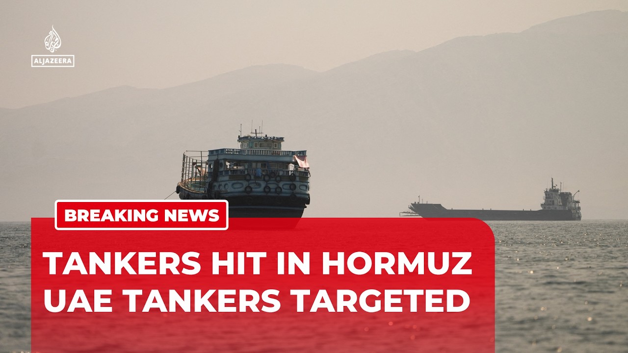 Breaking: UAE says Iranian missiles hit two tankers in Strait of Hormuz