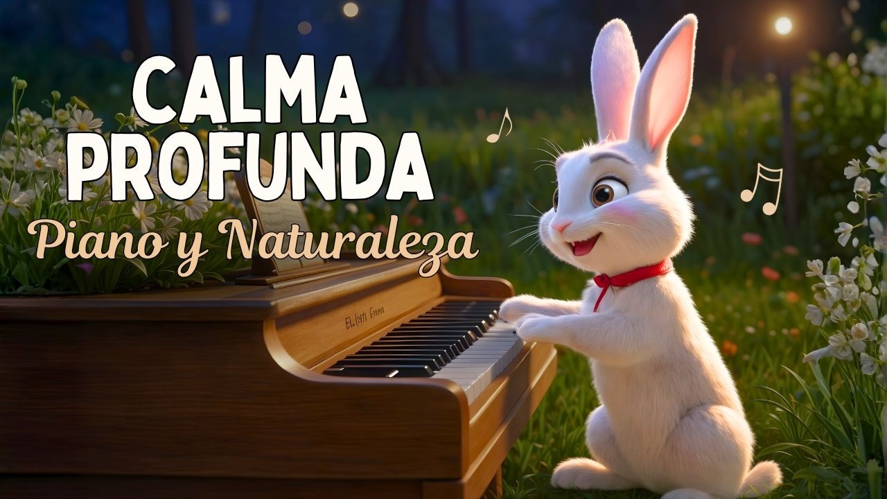 Piano RELAJANTE + Sonidos de la NATURALEZA Para Calmar - 2 Horas de CALMA PROFUNDA 🤍