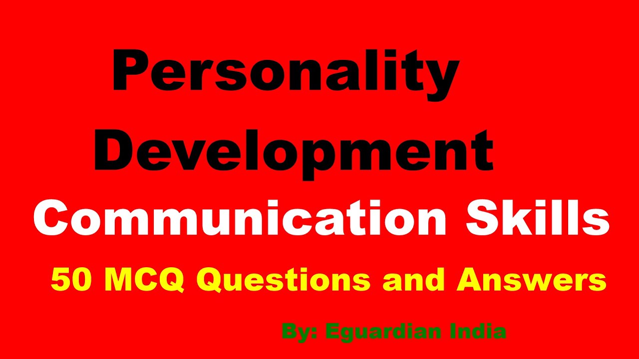 Personality Development MCQ Questions and Answers