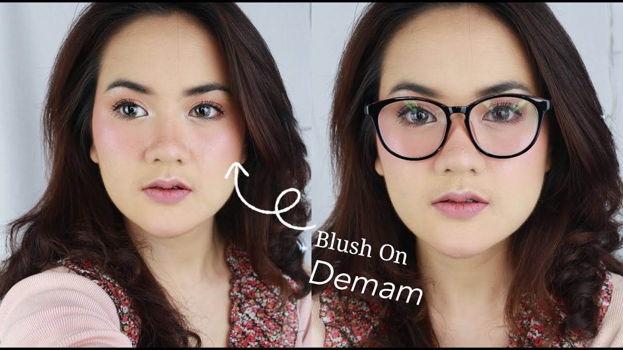 MAKEUP BLUSH ON DEMAM ALA SELEBGRAM DAN HIJABERS on Acne Prone Skin