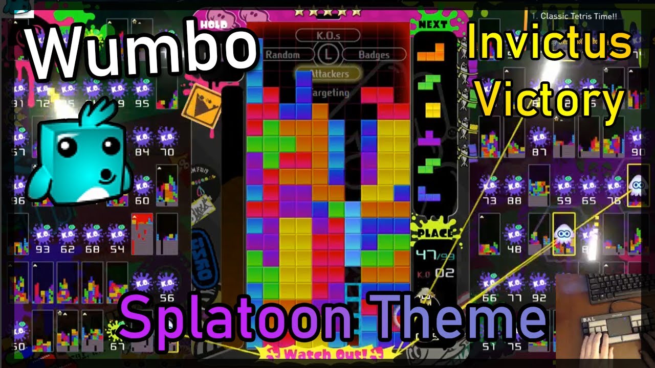 Tetris 99 Invictus Win - Splatoon Theme
