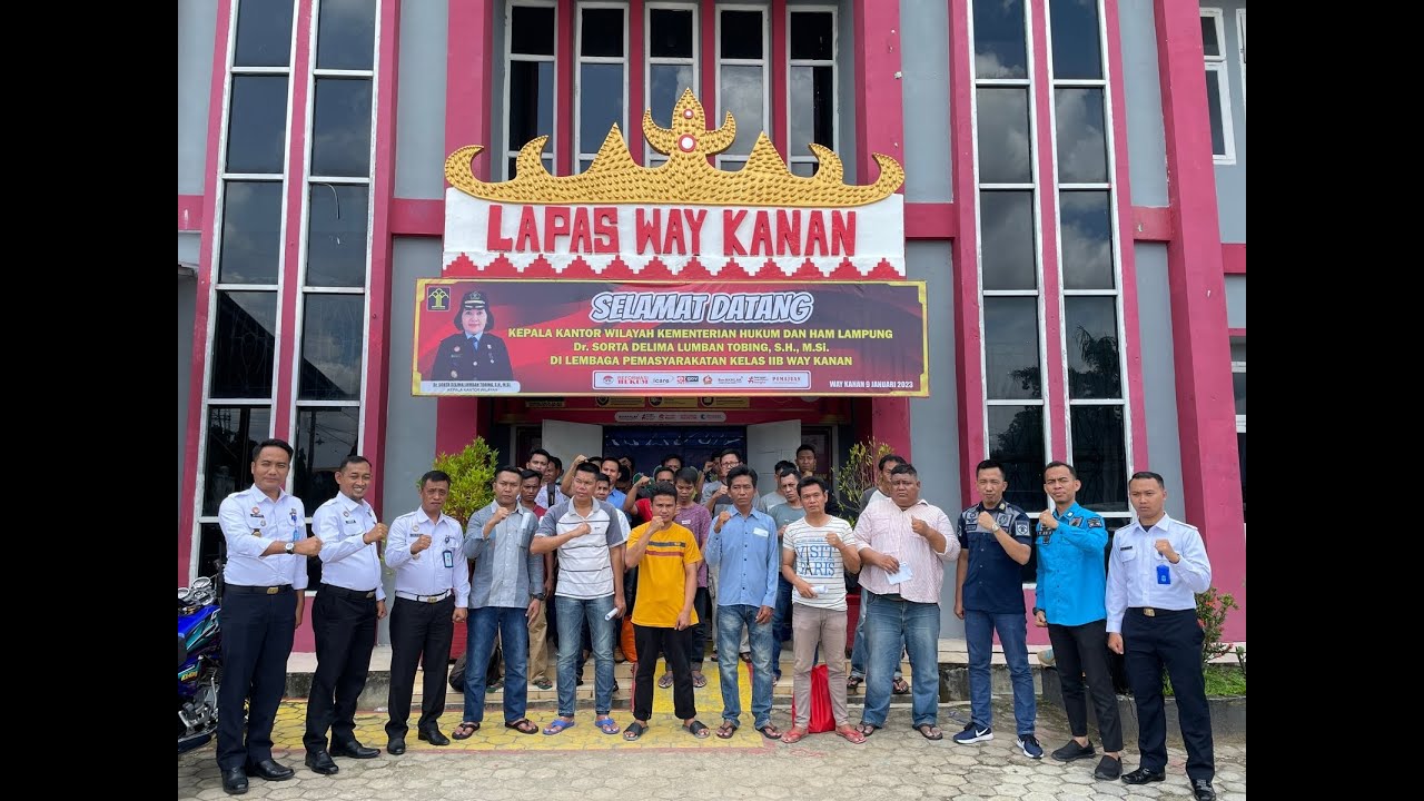 Sebanyak 25 Narapidana Lapas Kelas IIB Way Kanan mendapat Program Asimilasi Di rumah