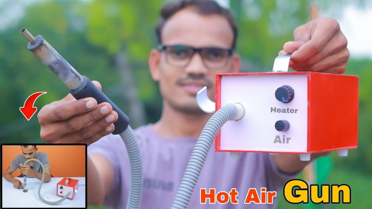 घर पर बनाये Hot Air Soldering Machine || How To Make ( SMD ) Hot Air Gun