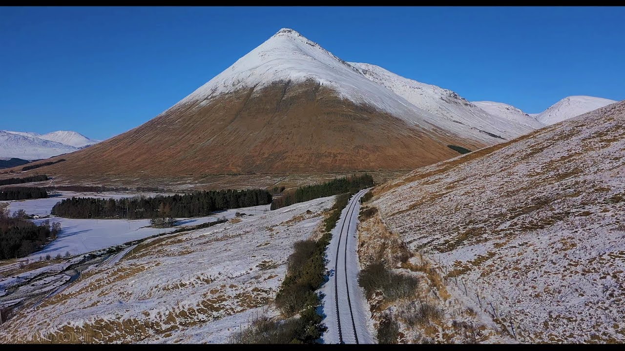 Winter Scenery - Tyndrum - Scotland - Cinematic Drone Footage - Mavic 2 Pro