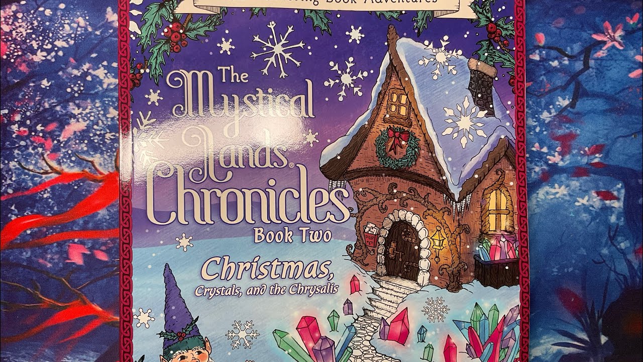 Flip-through of The mystical lands chronicles book 2 | Adult colouring