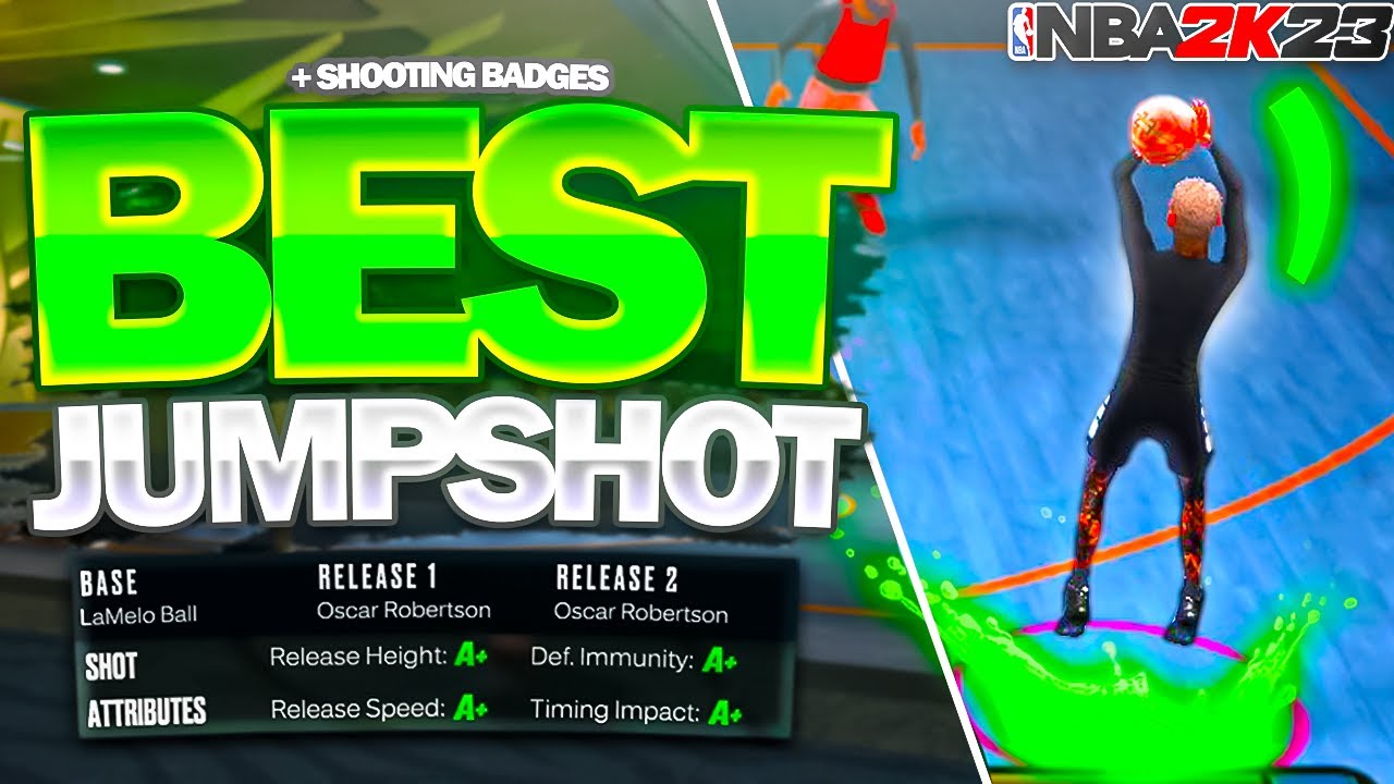BEST JUMPSHOT on NBA 2K23 CURRENT GEN! FASTEST JUMPSHOT + BEST SHOOTING BADGES & TIPS TO NEVER MISS!