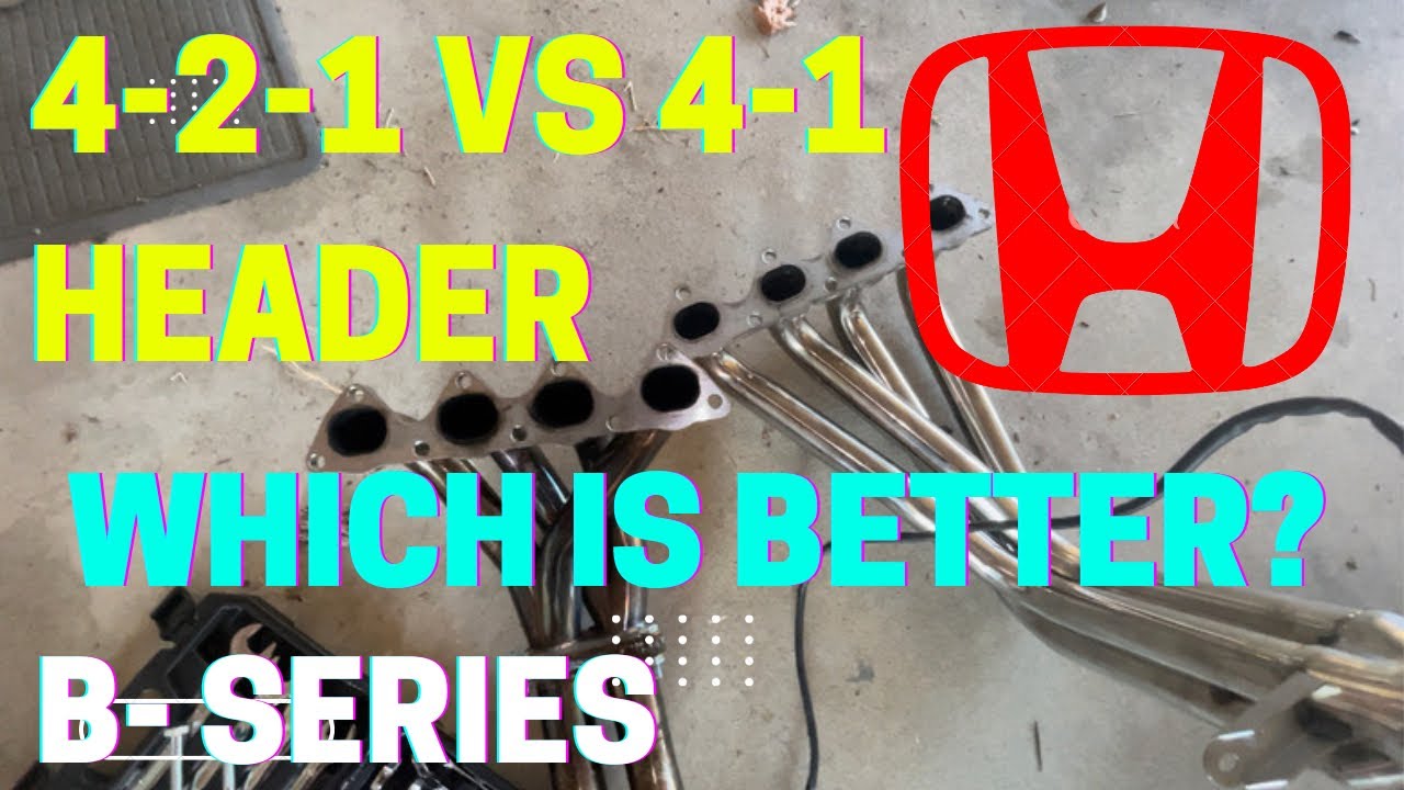 4-2-1 vs 4-1 header B series. Which is Better? Side by Side!