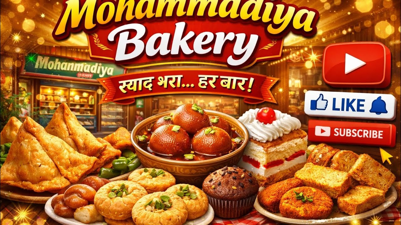 Mohammadiya Bakery 😍 | Fresh Bakery Items | Samosa, Cake & Sweets | Best Bakery Video