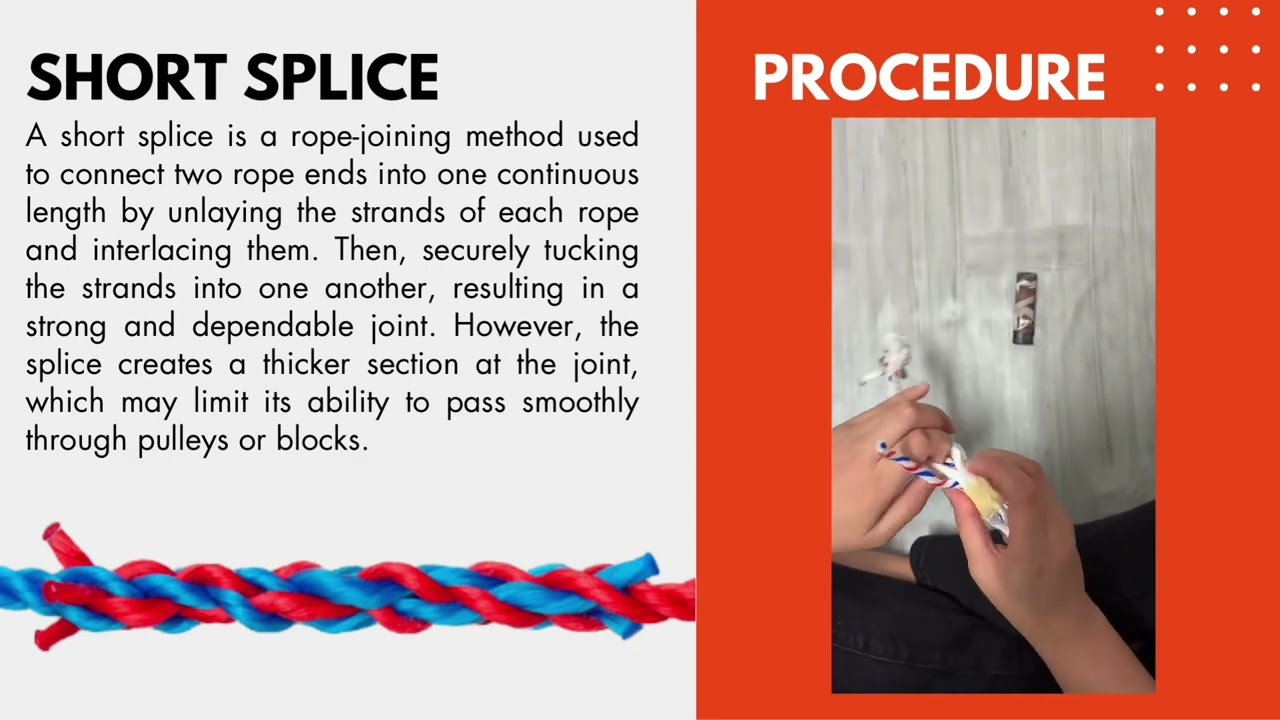 LAB 1: ROPE SPLICING TECHNIQUES 