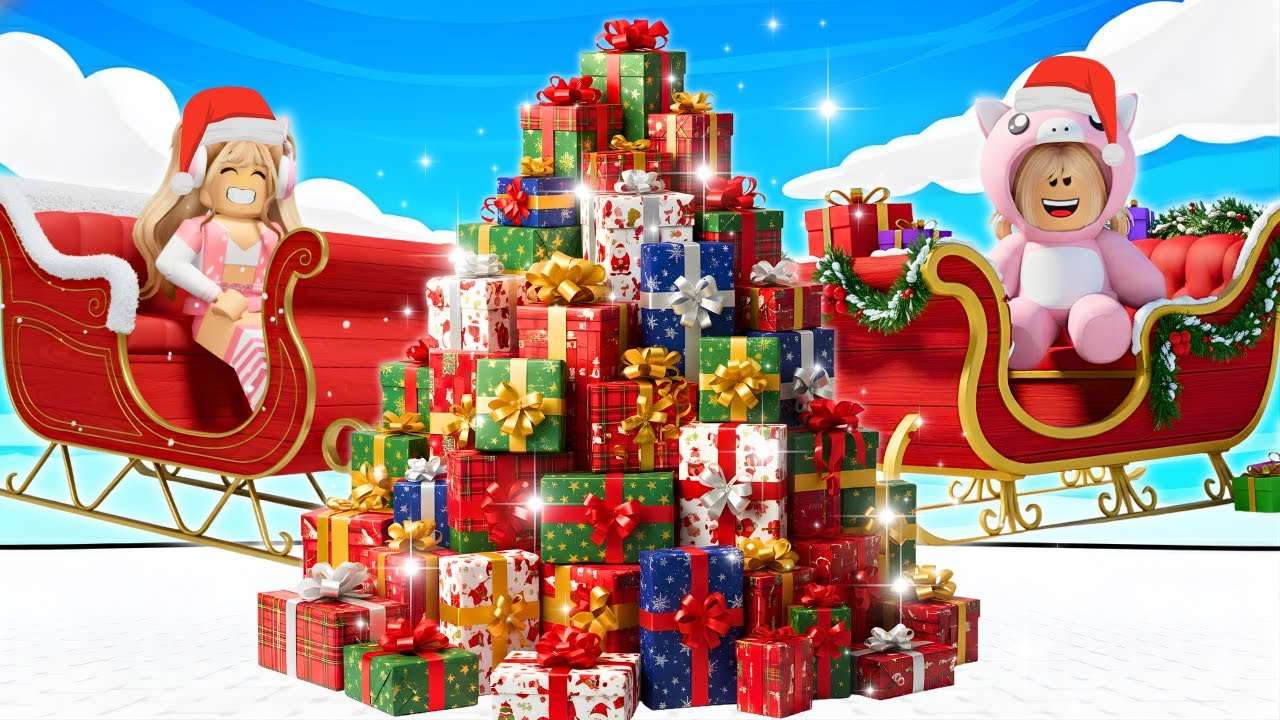 VICKOBABY e BABY VIRARAM MAMÃES NOEIS e ENTREGARAM TODOS os PRESENTES no ROBLOX!