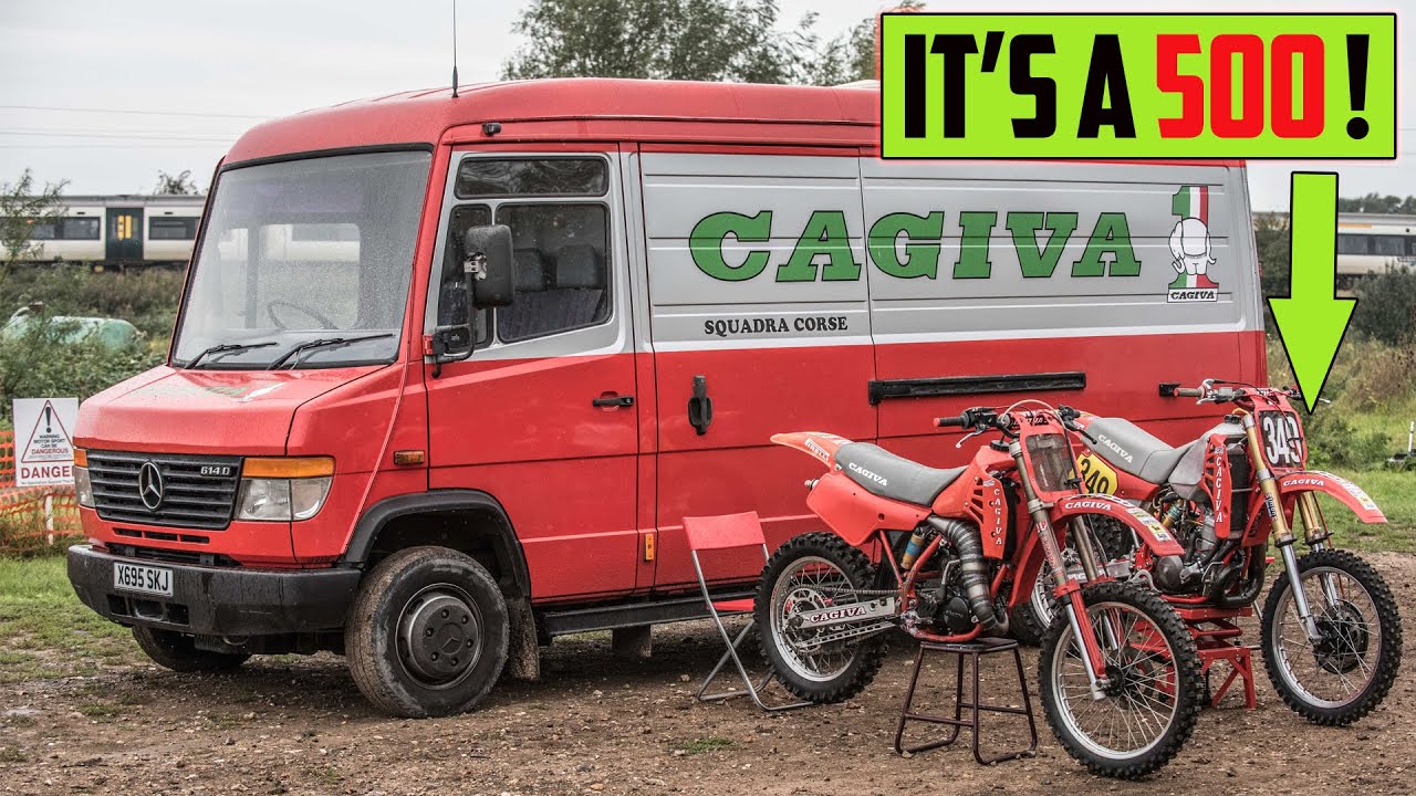 First ride on a 1985 Cagiva 500cc 2 Stroke BEAST !