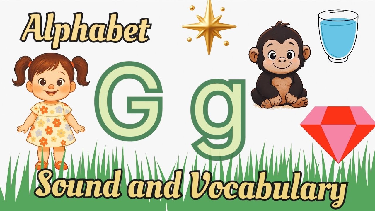 “Letter G for Kids | G Sound & Vocabulary with Miss Kiko”