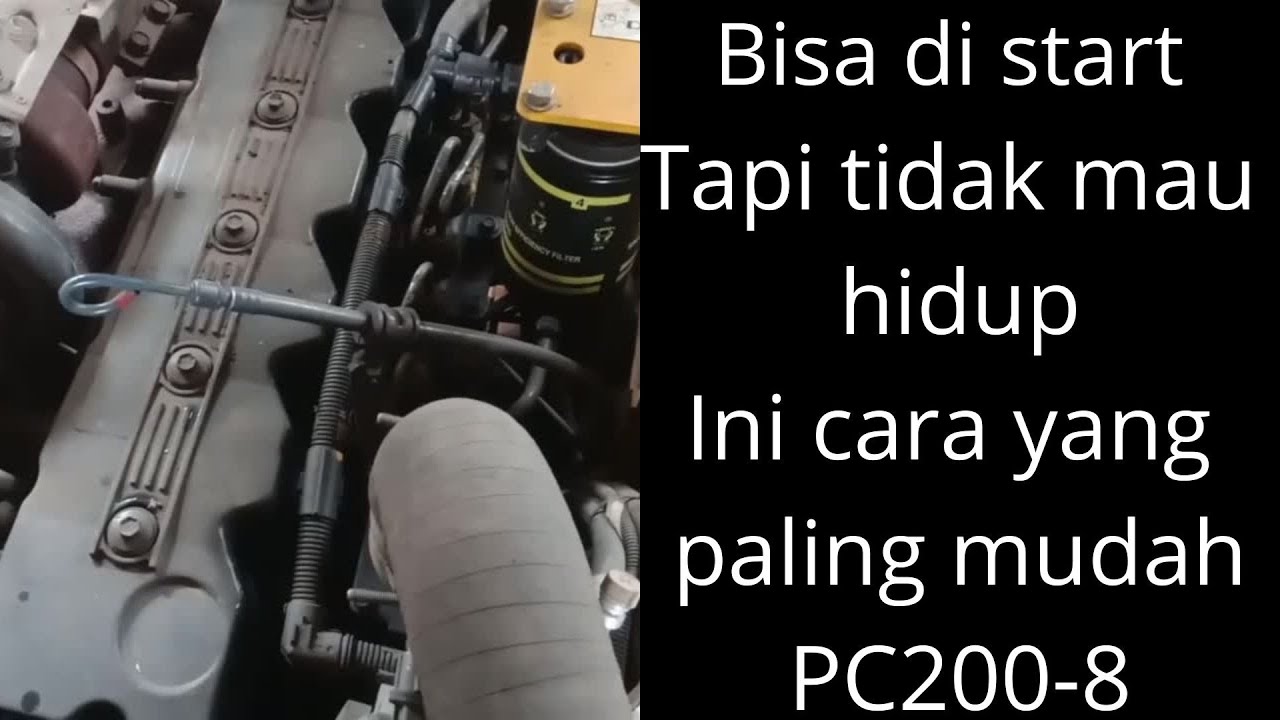 Cara mudah mengatasi pc200-8 bisa di start tetapi tidak bisa hidup