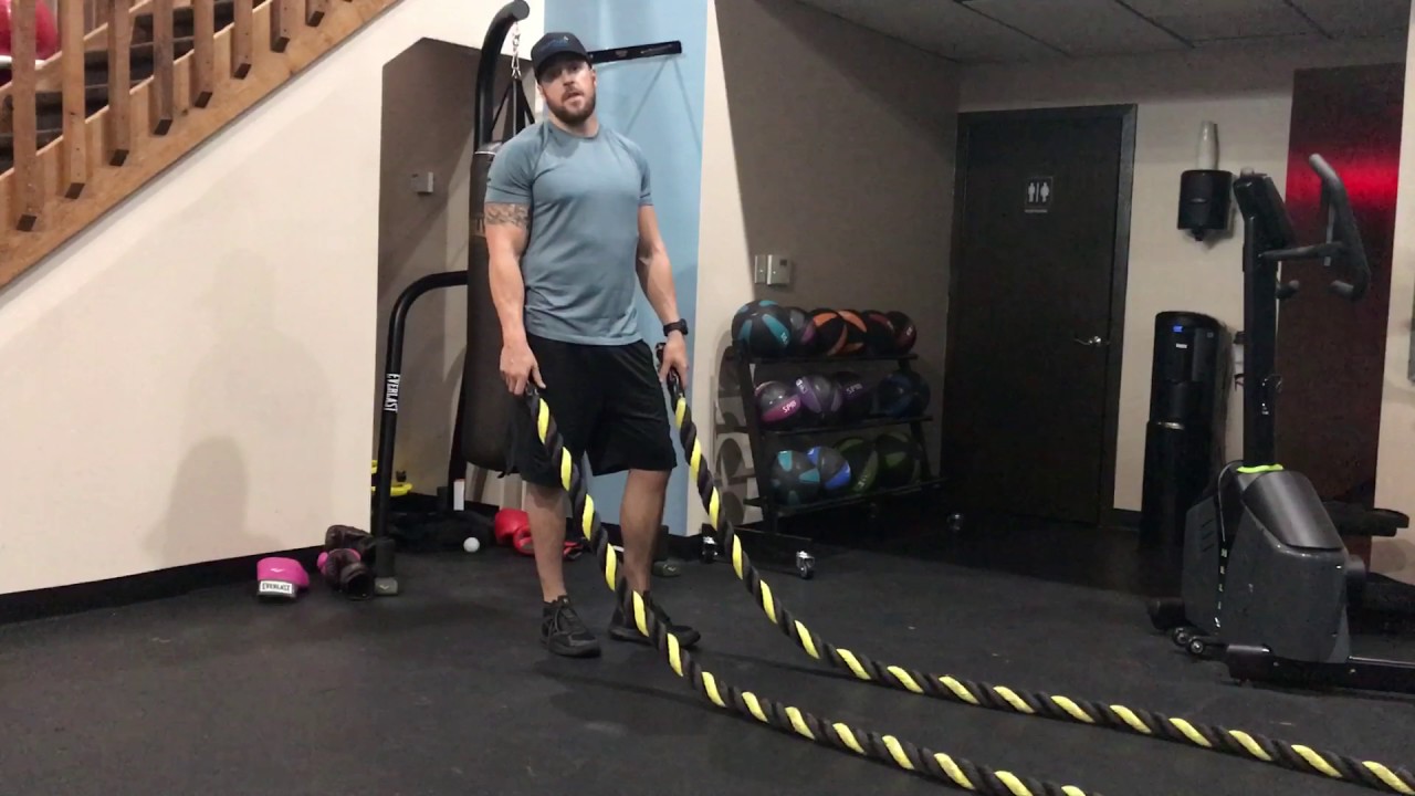 4 Beginner Battle Rope Exercises