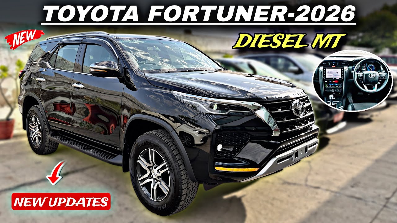 2026 Toyota Fortuner Diesel MT New Updates&hearts;️ Fortuner Base Model Price & Detailed Review 