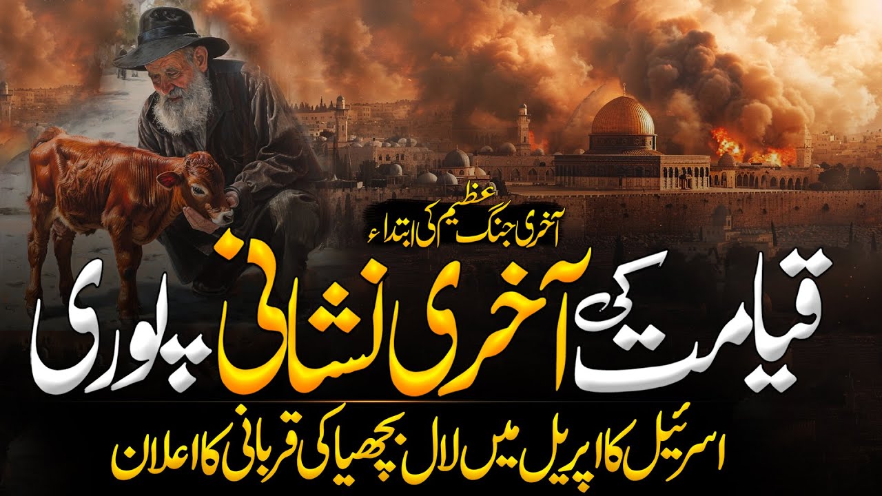 Israel Sacrificing Red Heifer In April | Qimat Ki Ibtida Ho Gi | Third Temple | Al Mutahid Islamic