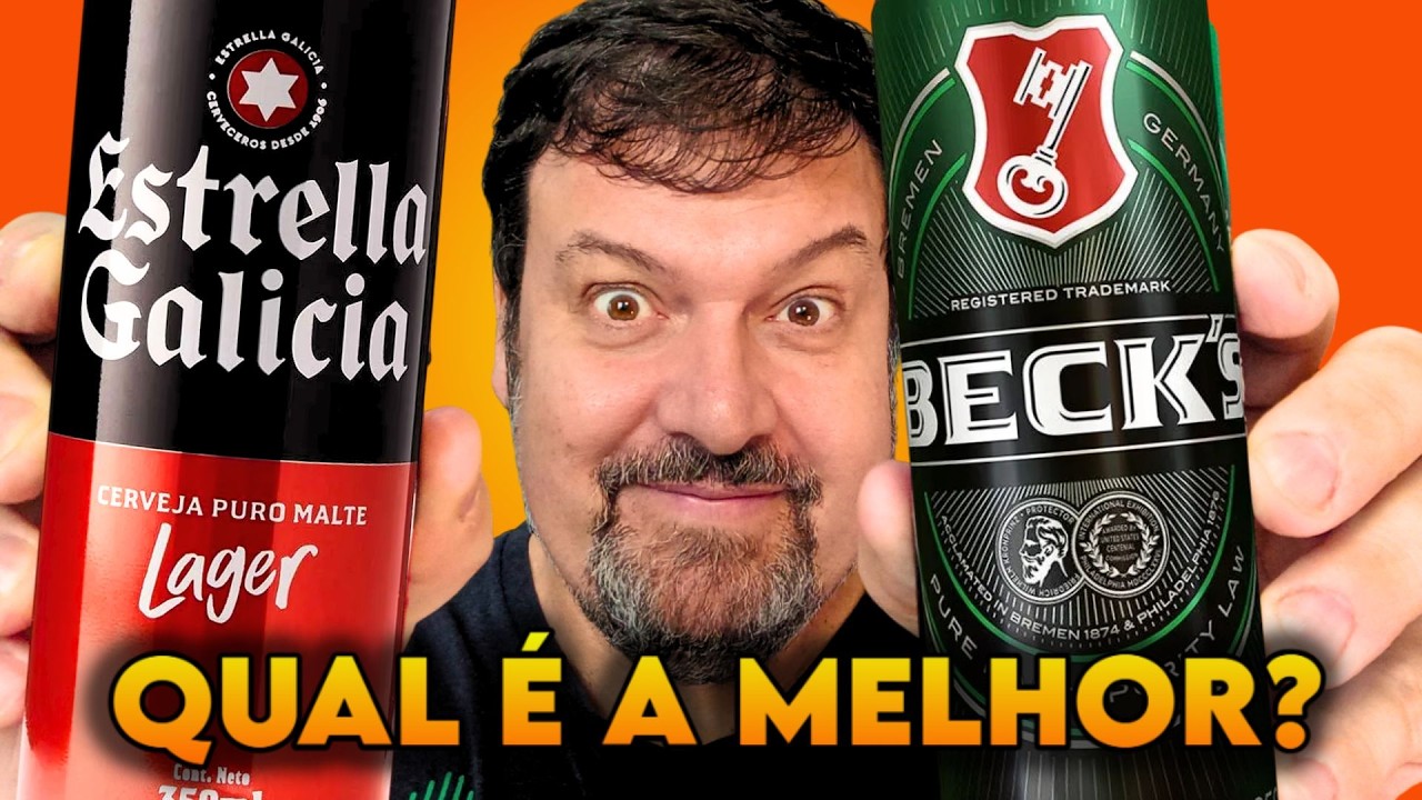 Qual é a melhor? Estrella Galicia ou Becks