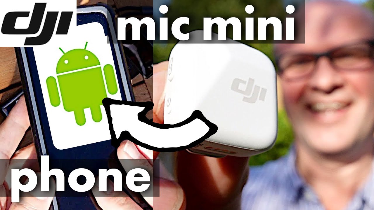 Как подключить беспроводной микрофон DJI MIC MINI к любому телефону Android