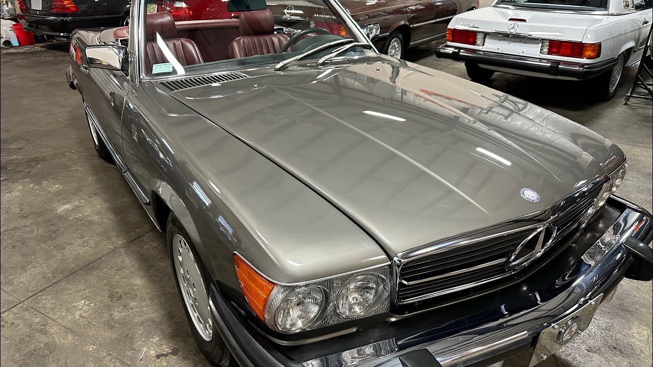 1988 Mercedes-Benz 560SL with 10,532 miles. 3/28/24