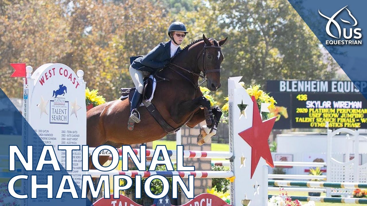 National Champion: Skylar Wireman 2020 Platinum Performance/USEF Talent Search Finals - West