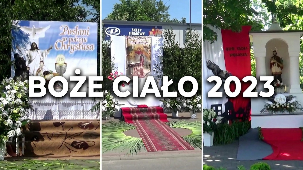 Ołtarze Boże Ciało 2023