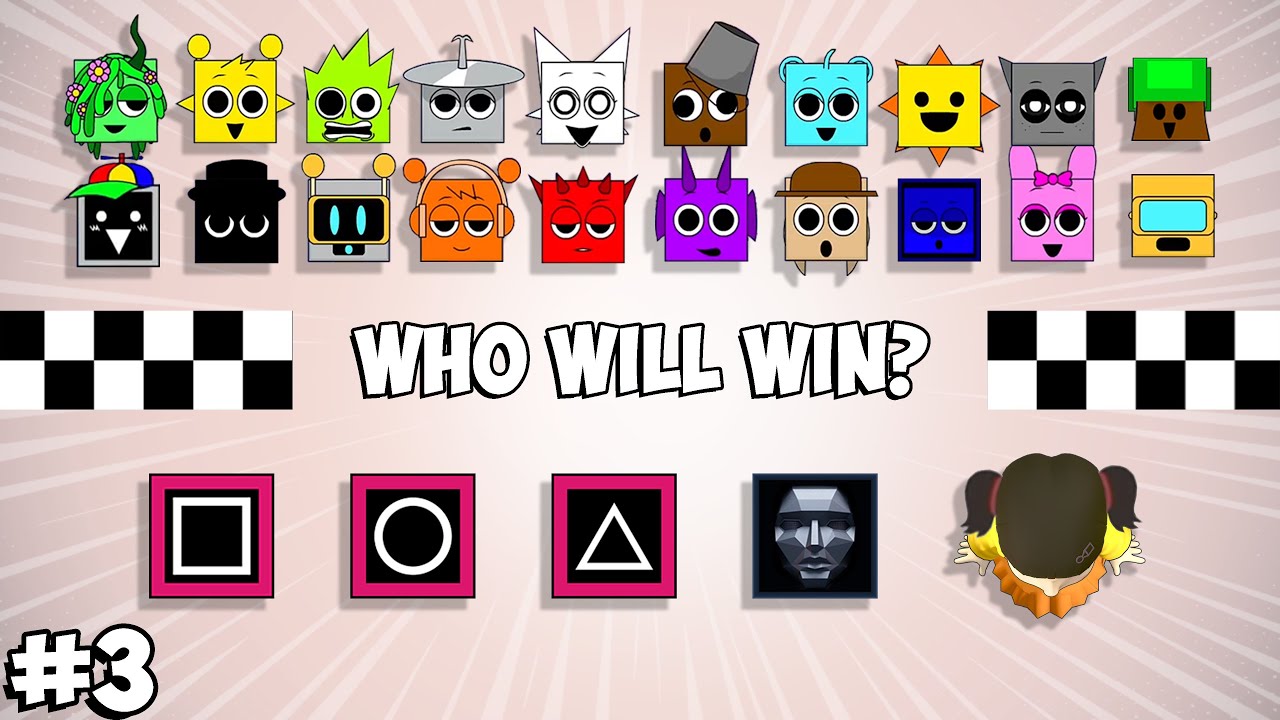 Sprunki Survival 3: Rise of the Squid Game Hunters!