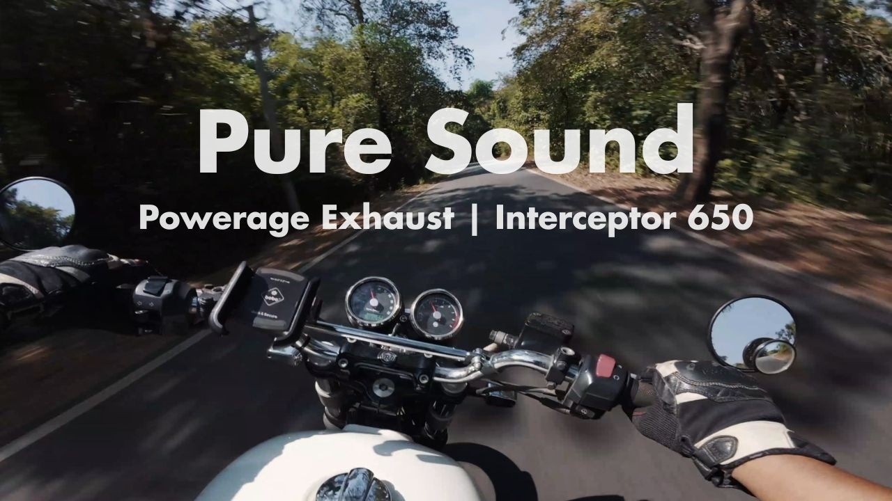 Ride through the country roads | Interceptor 650 | Powerage Exhaust Sound