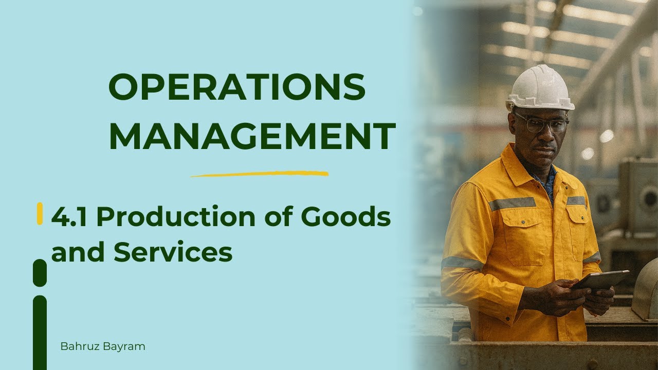 IGCSE Business Studies Ch 4.1 | Productions of Goods and Services | Lean Production & Technology