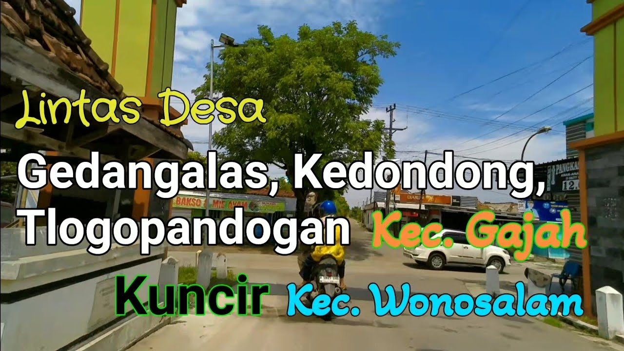 Berkeliling Desa Gedangalas, Kedondong, Tlogopandan, dan Kuncir Kabupaten Demak 
