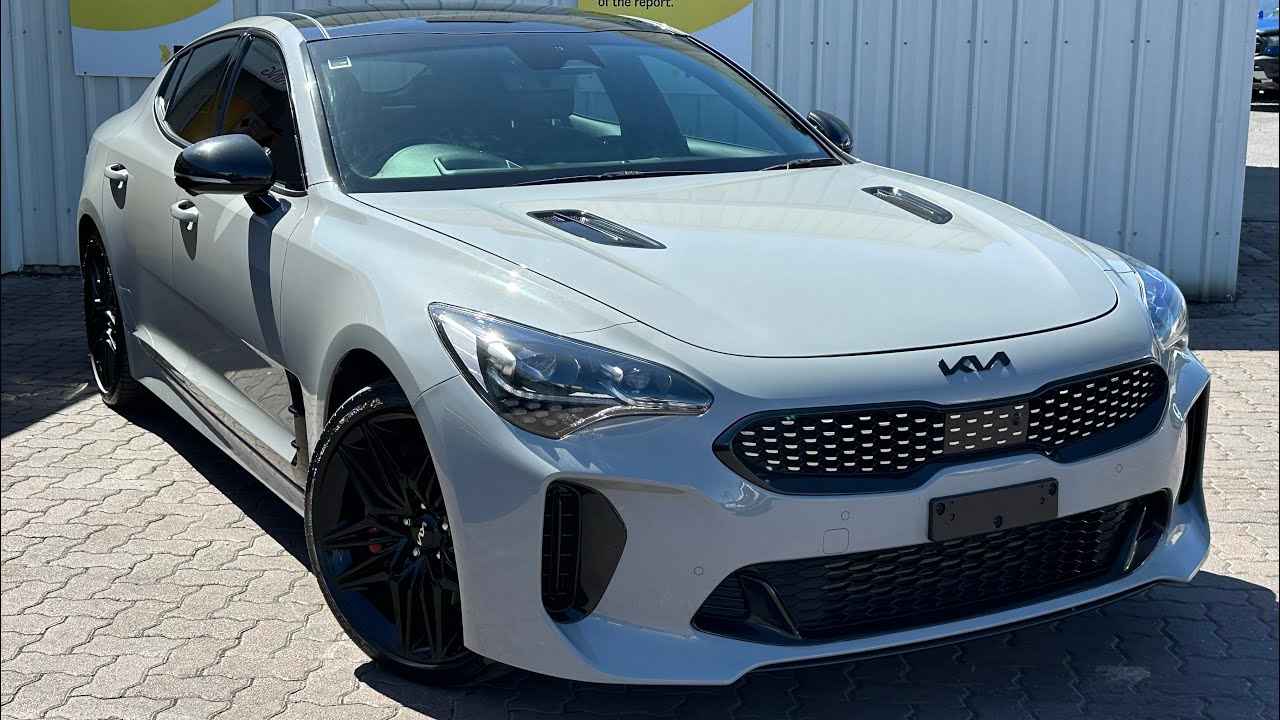 2022 Kia Stinger GT with Red interior 