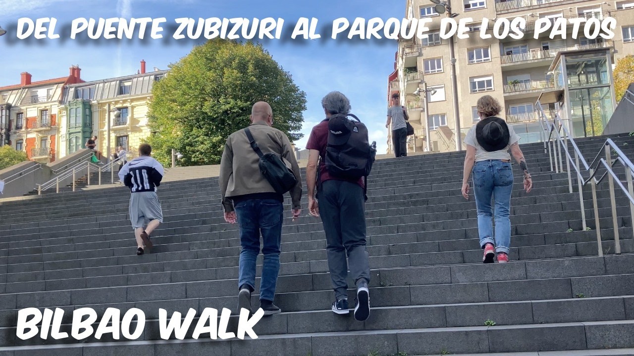 Del Puente Zubizuri al Parque de los Patos. Bilbao Walk. 22 Octubre 2025.