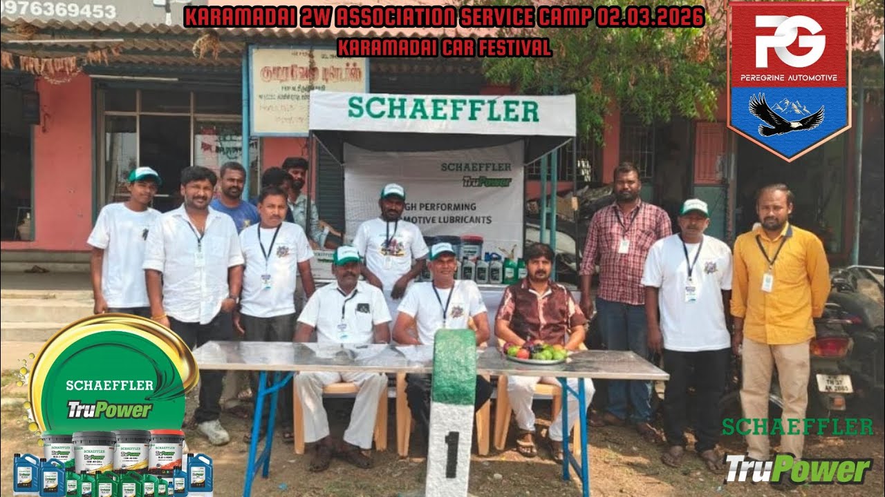 Free Bike Service Camp at Karamadai Car Festival | Peregrine Automotive Community Initiative