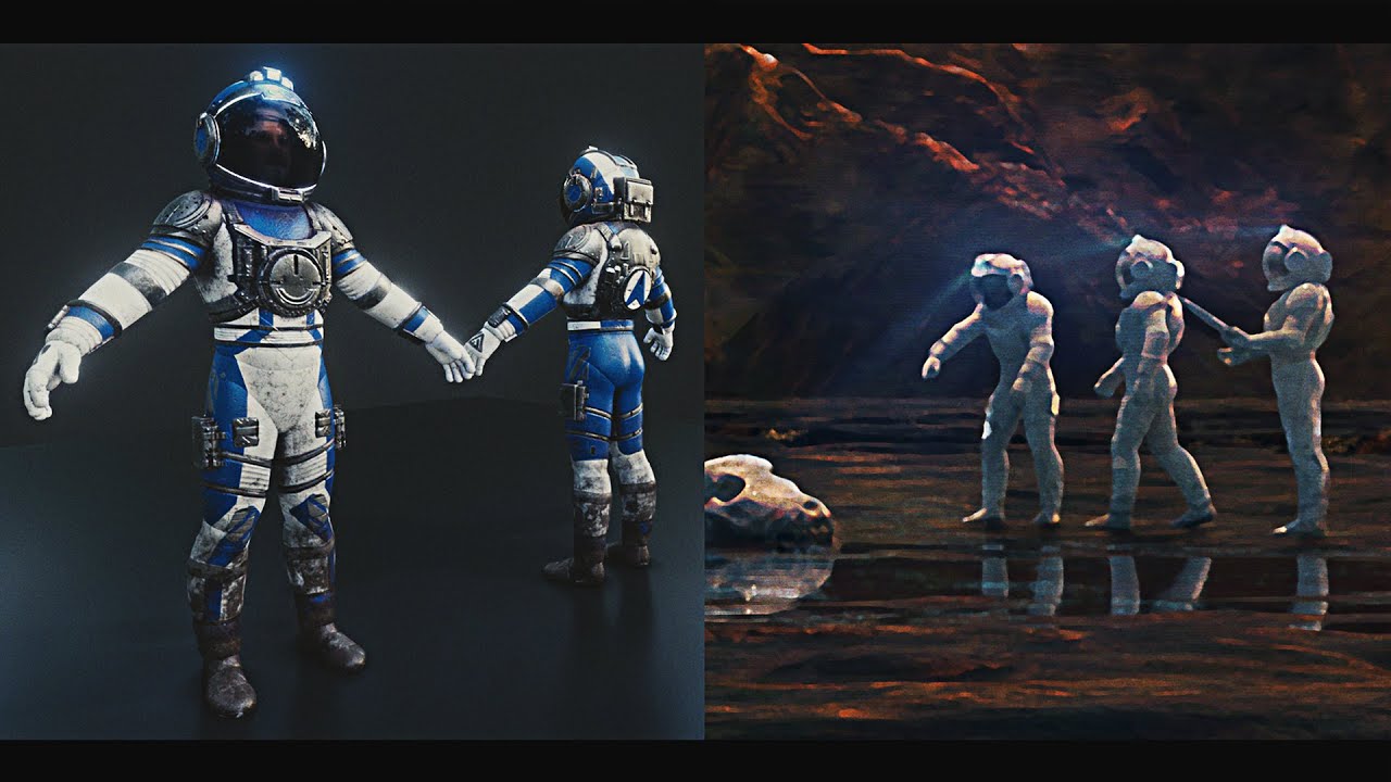 Voxel modeling Astronaut in 3D Coat timelapse