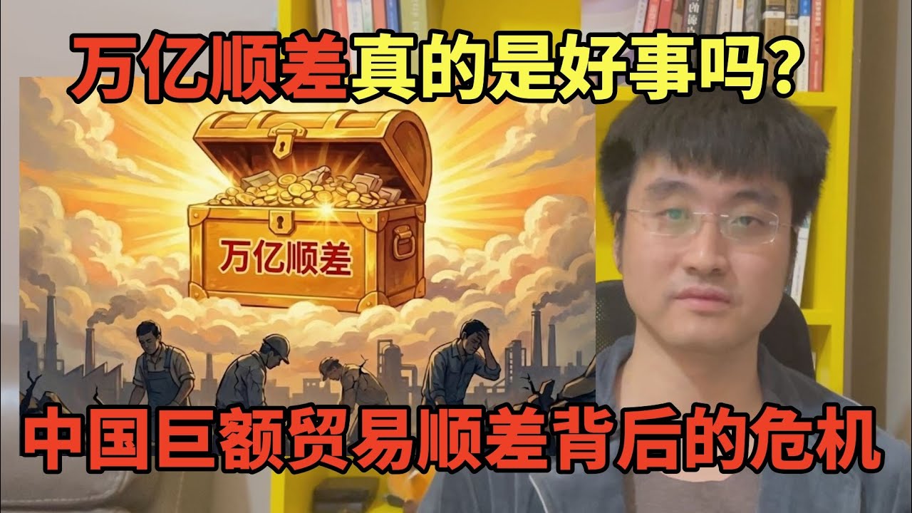 为什么说万亿顺差不一定是好事情，解析中国巨额贸易顺差背后的危机 | 中美贸易 | 财富分配 | 中国经济 | 大国崛起 | 小民幸福