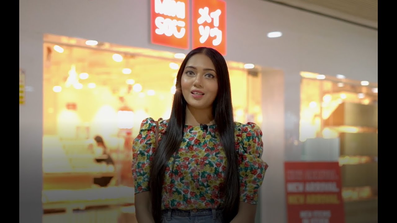 Visiting Miniso at Bashundhara City
