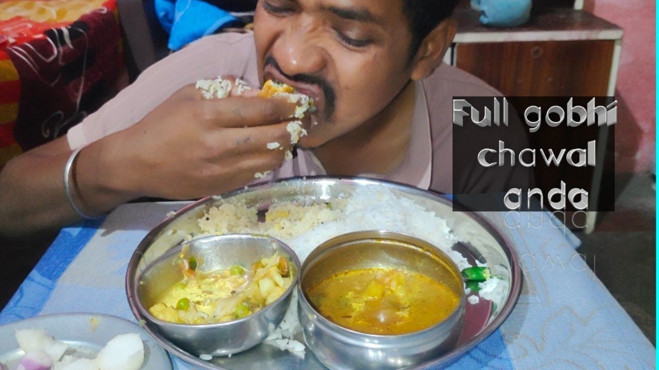 Eating Dal chawal and anda challenge in Village||eating show||#desivillageeating 