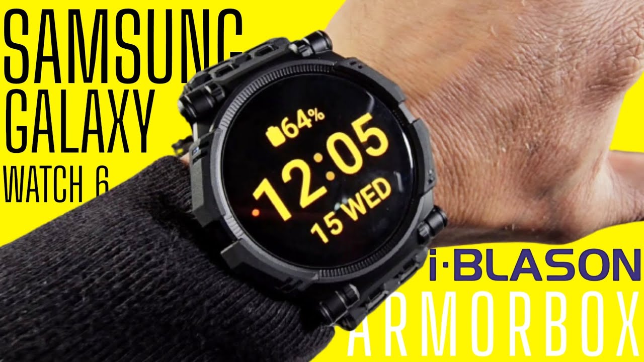 iBlason Armorbox Watch Case for Samsung Galaxy Watch 6/44mm ( Watch 4/5 Compatible )