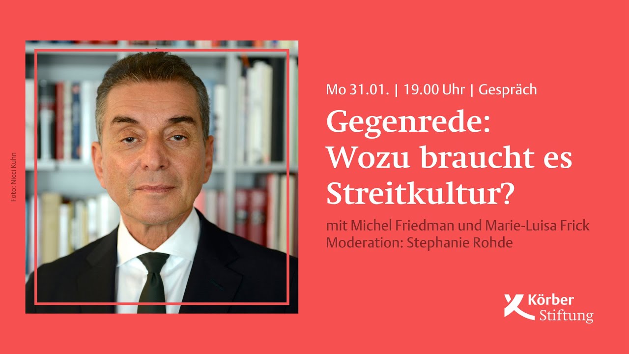 Gegenrede: Wozu braucht es Streitkultur? (2022)