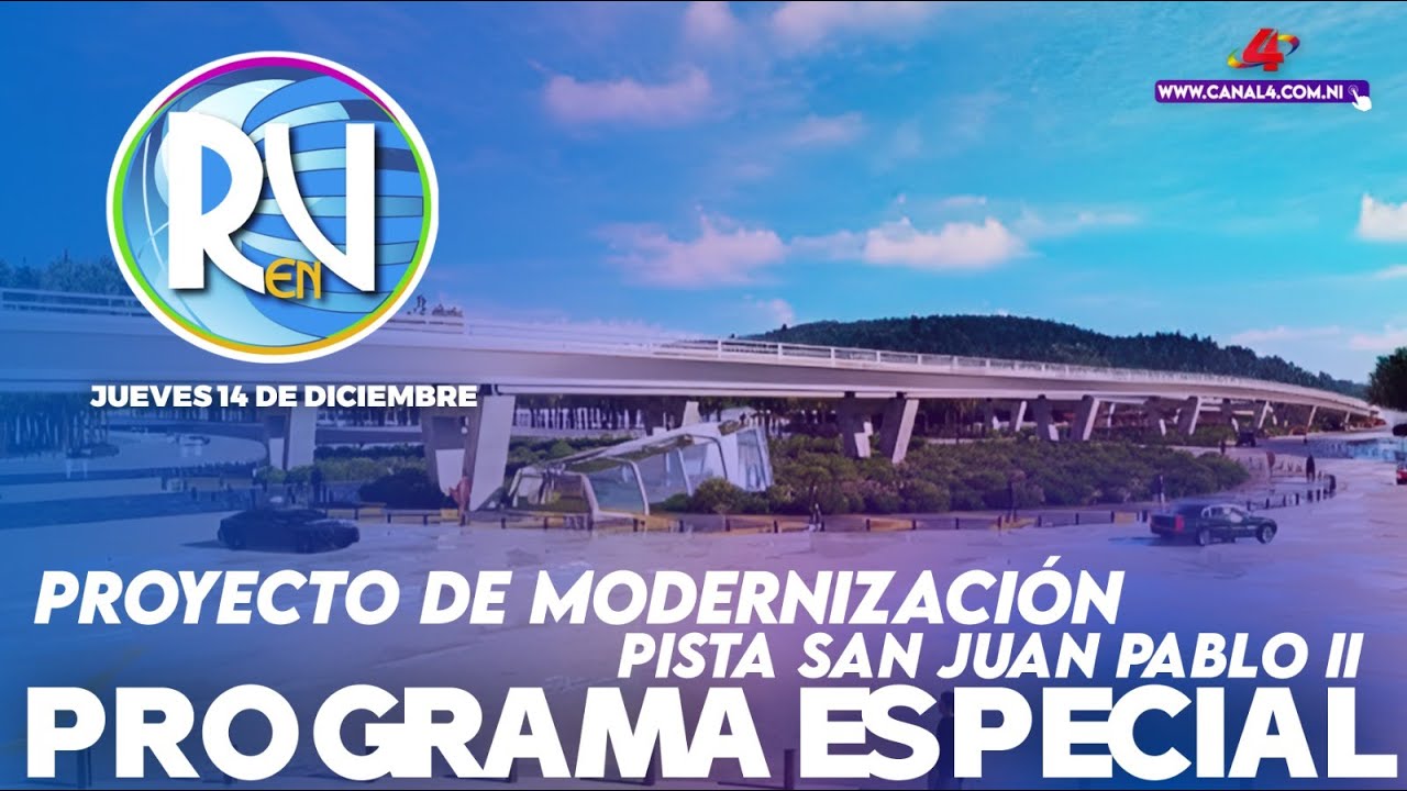 Revista En Vivo - 14 de diciembre del 2023  / Avances del mega proyecto de la pista Juan Pablo II