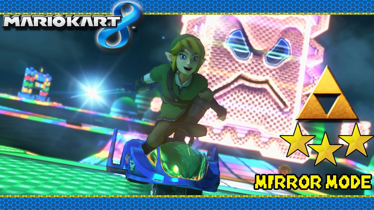 Mario Kart 8 DLC (Triforce Cup Mirror Mode | 3 Star Rank | 60fps)