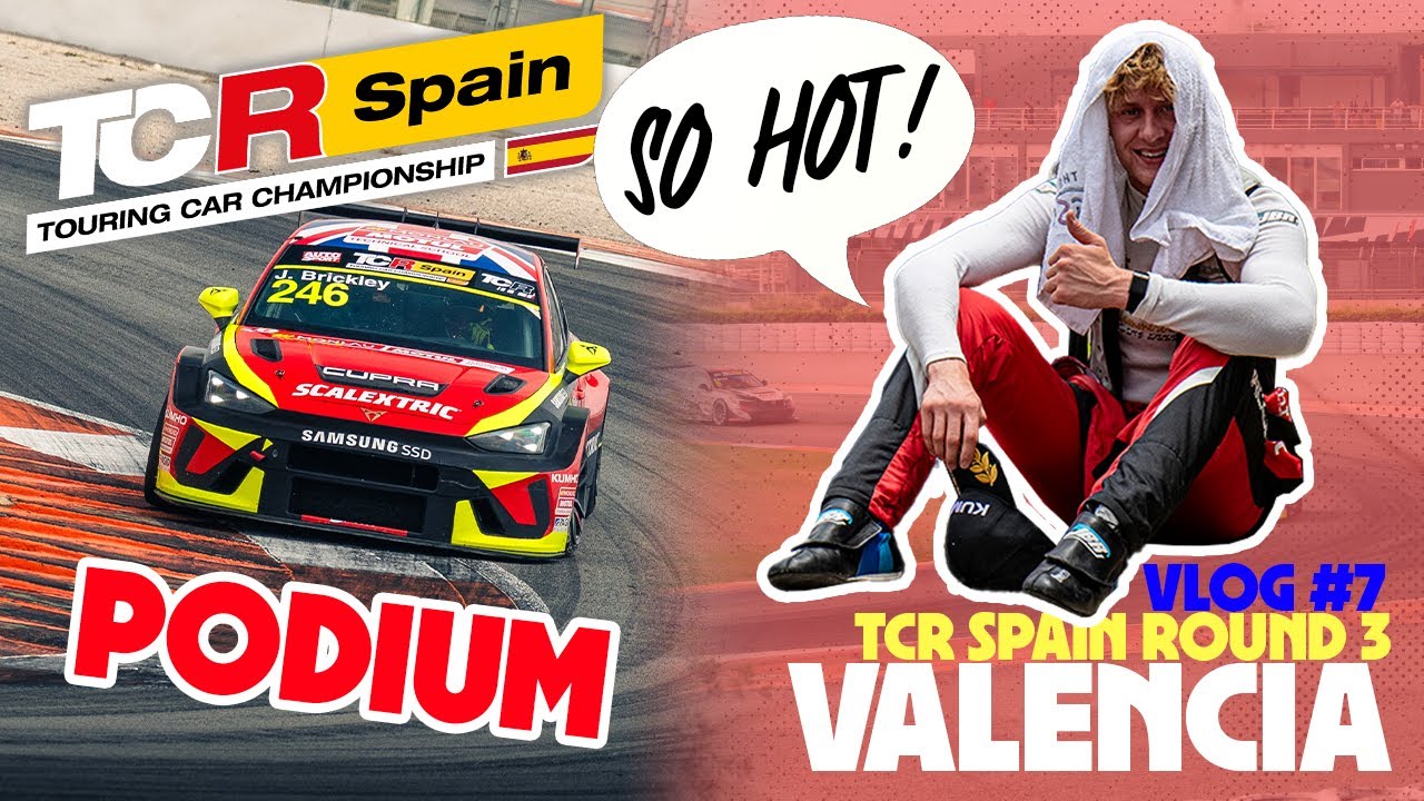 TCR Spain Podium in Extreme Heat in Valencia 