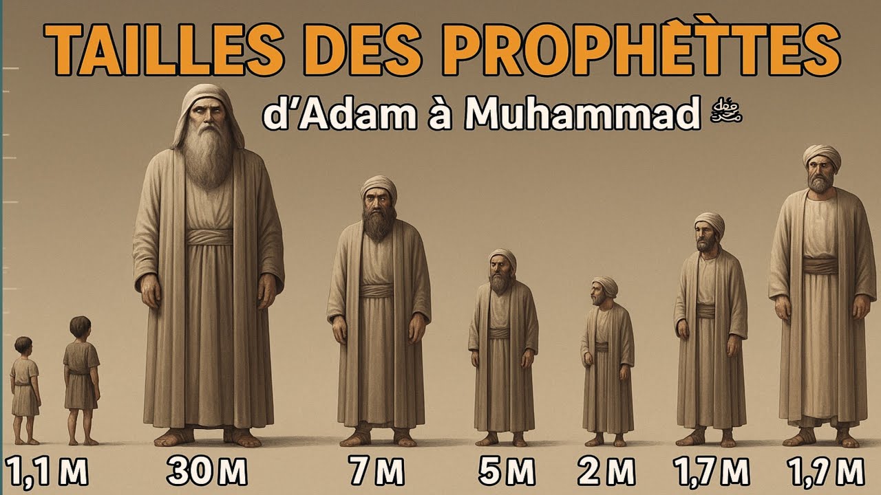 Les g&eacute;ants de la proph&eacute;tie : quelle est la taille r&eacute;elle des proph&egrave;tes ?