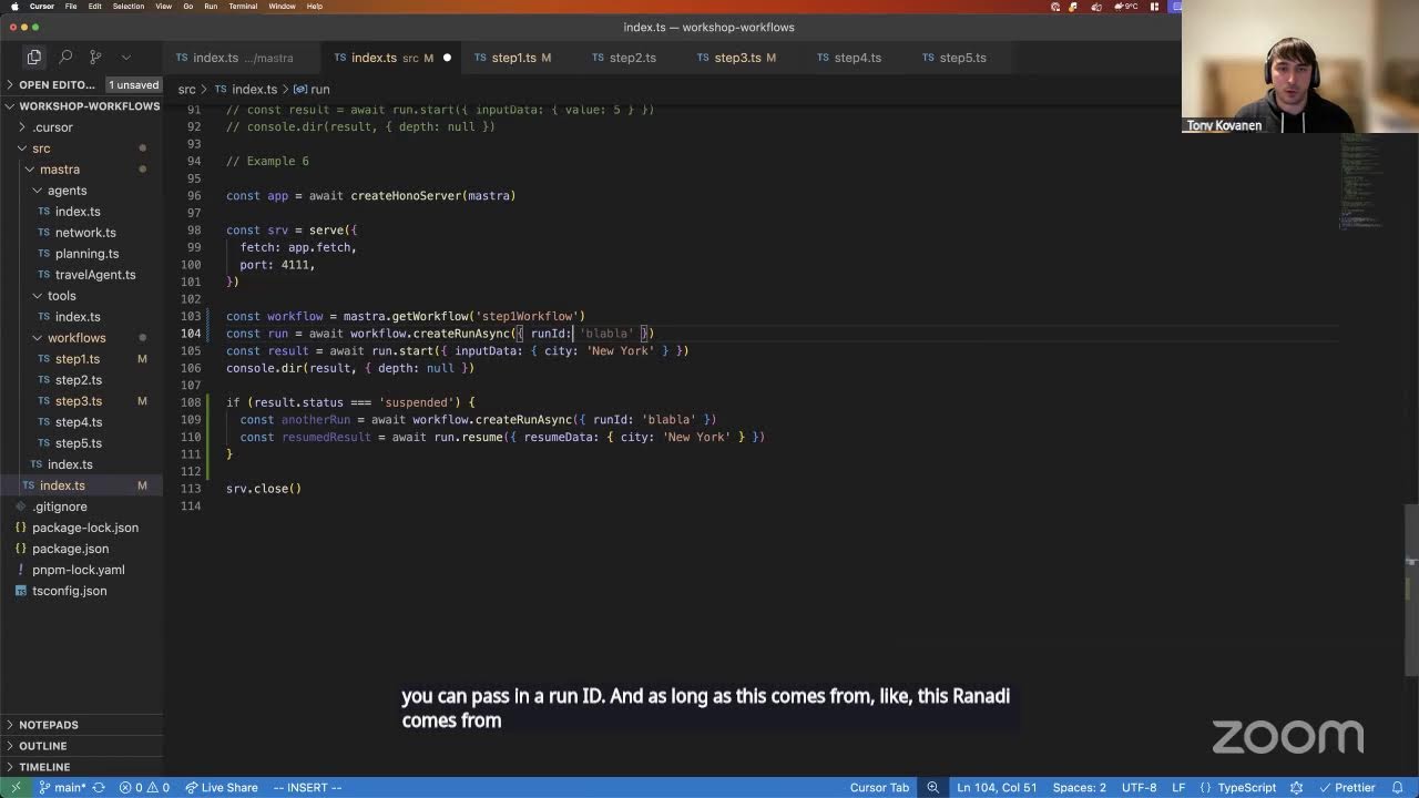 Build agentic workflows with Mastra
