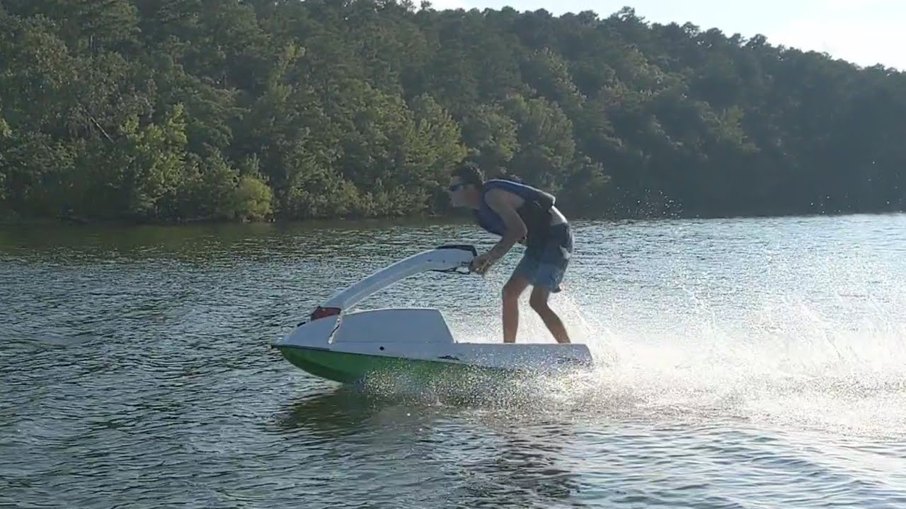1987 Kawasaki JS300 Stand Up Jet Ski Top Speed Run