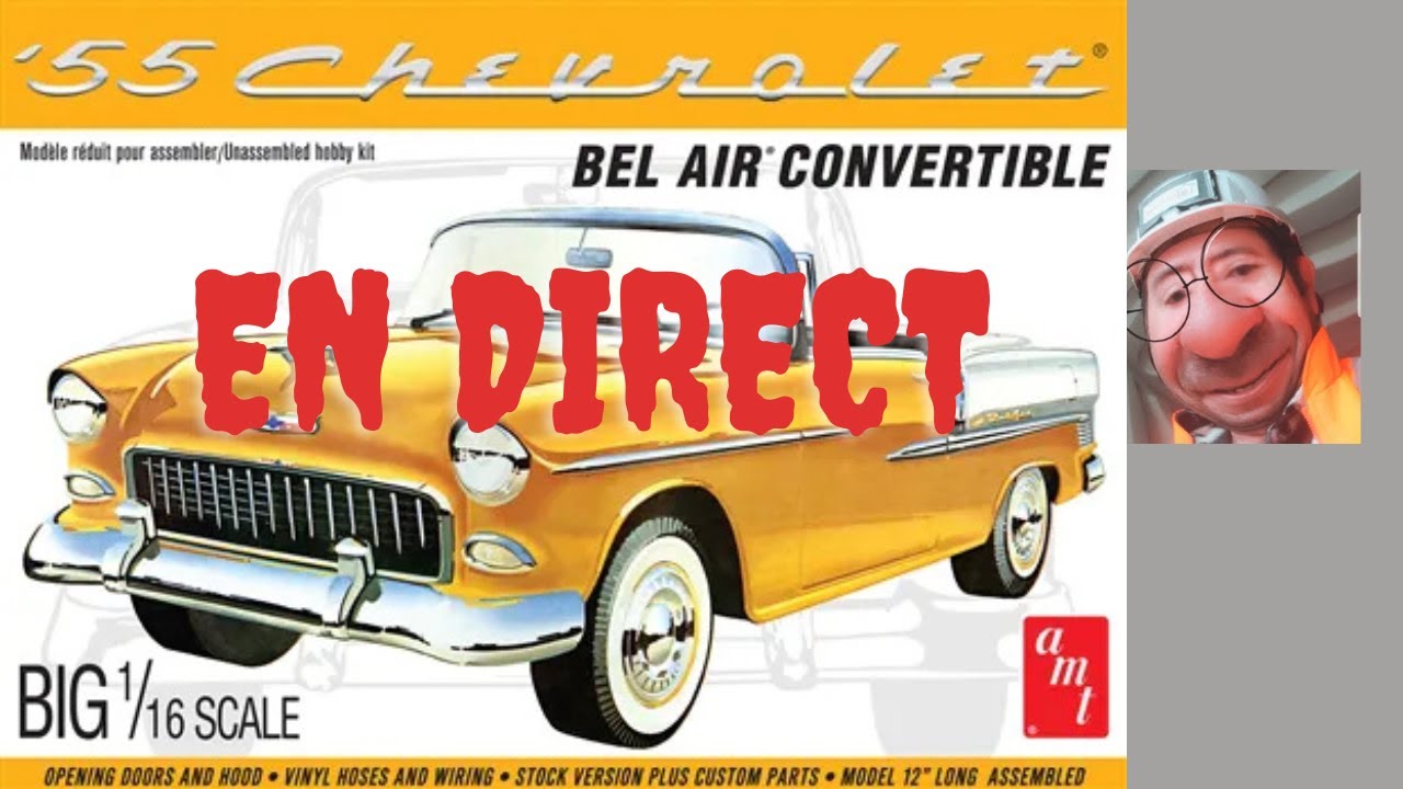 #1134 #1955_CHEVROLET_BEL_AIR_CONVERTIBLE #AMT#1_16#PARTIE_4