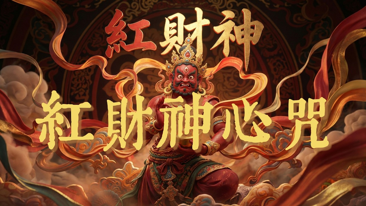 （一小時）  紅財神心咒 新年快樂！喜氣洋洋！ |  Red Jambhala Mantra |  招聚貴人 廣開財源 |  Wealth & Popularity