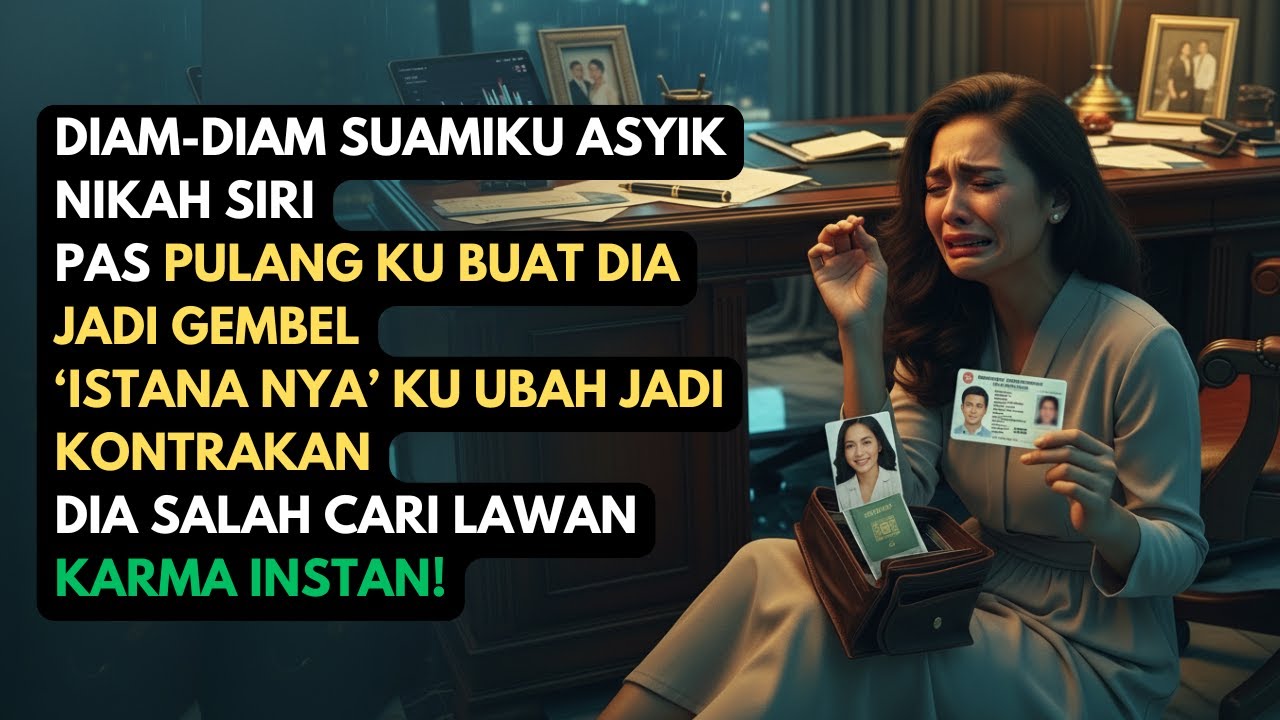 SUAMI ASYIK NIKAH SIRI, PAS PULANG SYOK SEMUA HARTA SUAMI PENGKHIANAT HILANG!
