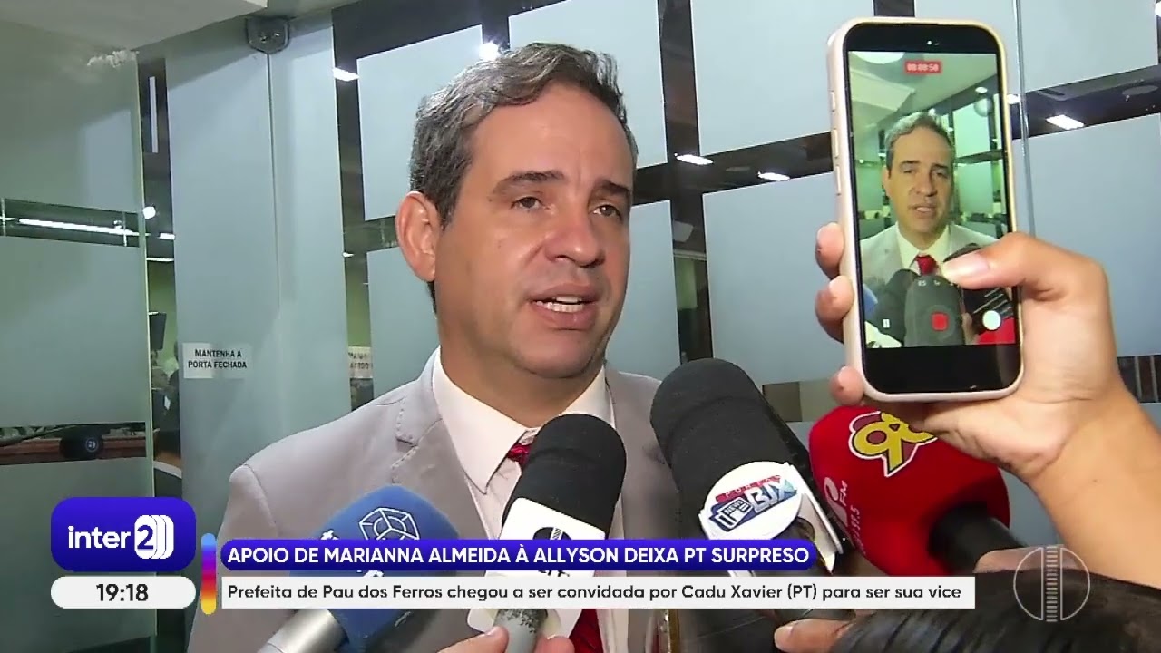 Apoio de Mariana Almeida à Allyson Bezerra deixa PT surpreso, diz Cadu Xavier | Política - Inter 2
