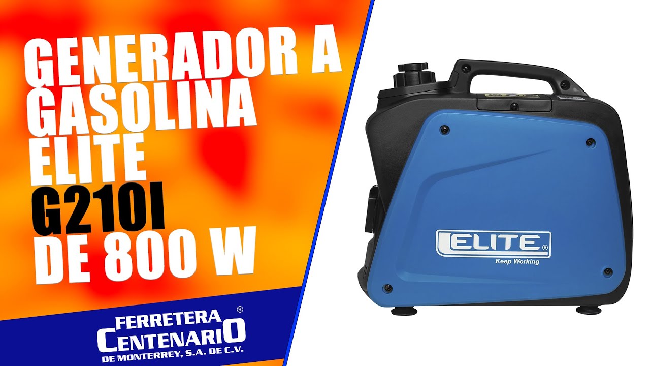 Generador Elite - Inversor a gasolina G210I de 800 Whats