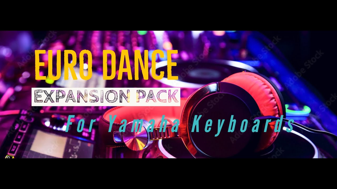 PSM Dance Pack 4 – Euro Dance |  Expansion Pack for Yamaha Keyboard